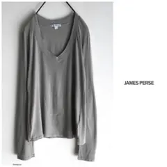 ◯JAMES PERSE 定番 Uネック 長袖 薄手 カットソー トップス