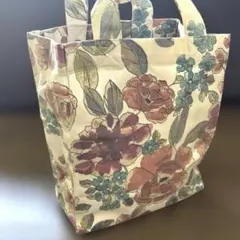 【新品】Francfranc ロゴ トートバッグ フラワー ボタニカル花柄のサムネイル
