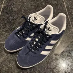 adidas GAZELLE 25.5cm CONAVY/WHITE