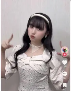 田中みな実さん着用美品】FRAYI.Dフラワージャガードパフスリーブ