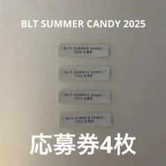 BLT SUMMER CANDY 2025 応募券4枚
