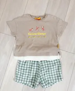 おさるのジョージ　Tシャツ90㎝　半ズボン95㎝