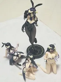 オーバーロード　アルベド　フィギュア　4点セット　【匿名配送】