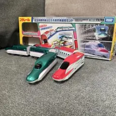 プラレール　E5系新幹線&E6系新幹線連結セット　はやぶさ　こまち