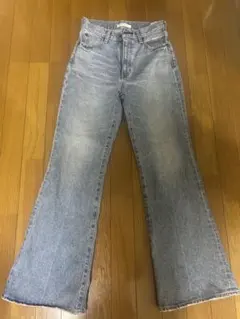 MOUSSY MVS FLARE フレアデニム 26インチ ブルー