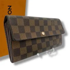 ルイヴィトン ダミエ エベヌ ポルトフォイユ サラ 財布 10枚カード入れ
