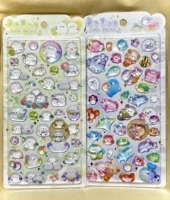 うるちゅるポップシール うみのいきもの シマエナガ