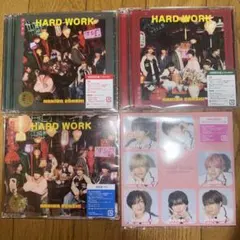 なにわ男子　HARDWORK 四形態セット