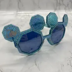 東京ディズニーシー 15周年 ミッキー型 青色サングラス