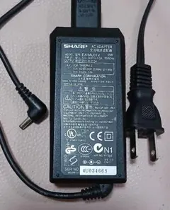 SHARP シャープ 純正 ACアダプター UADP-A152WJPZ - メルカリ