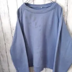 Champion 無地 ロゴ 刺繍 スウェット パープル系 グランジ 古着