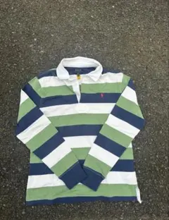 Polo by Ralph Lauren 緑青ストライプ 長袖 - メルカリ