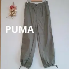 プーマ スポーツパンツ【L】ウエスト総ゴム ハニカム 内側メッシュ 裾絞り