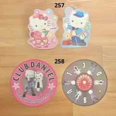 サンリオ　キティ　ダイカットメモ　ダニエル　ハーモニーランド　レトロ