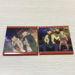 名探偵コナン　TDメモリアル缶バッジ　スペシャルver. 3 新一　蘭