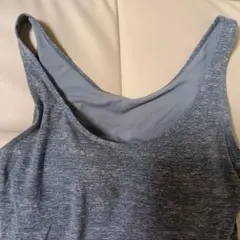 UNIQLO AIRism ブラタンクトップ ブルー Sサイズ