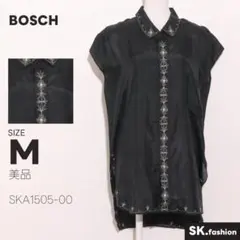 美品 BOSCH トップス カットソー　フロントボタン　比翼仕立て　スリットのサムネイル