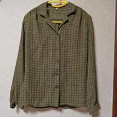 古着　ブラウス　柄　9号