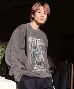 BIRDOG グラフィックロングTシャツ