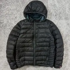 エディーバウアー グース ダウンジャケット L 黒 900フィル リバーシブル