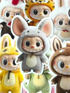 12枚　ラブブ４　LABUBU　POP MART　防水シール