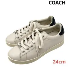 COACH コーチ【24cm】レザースニーカー