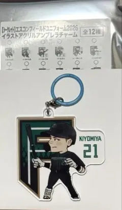 北海道日本ハムファイターズ　アクリルアンブレラチャーム[清宮幸太郎]