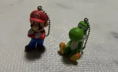 スーパーマリオ 任天堂 マリオ ヨッシー キーホルダー フィギュア　セット