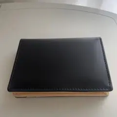 WEN ブラックレザー名刺入れ