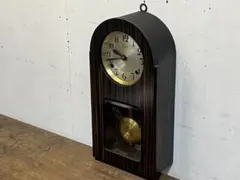 専用〈完動美品〉日比野時計　黒漆塗　頭大丸尾長ゼンマイ振り子時計 アンティーク 2025年最新】柱時計 古時計の人気アイテム - メルカリ