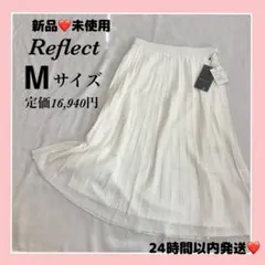 新品タグ付❣Reflect リフレクト シアージャカードスカート 洗える M