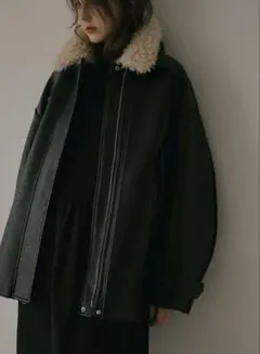 ETRÉ TOKYO ♡ マルチファブリックリバーシブルコート レザージャケット