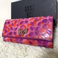 新品未使用】ANNA SUI 財布 ステンド 薔薇 ドルチェ がま口 ピンク