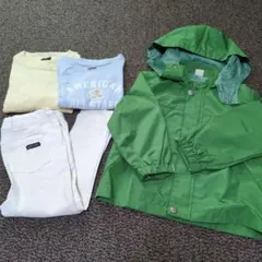 petit main 110　春物　まとめ売り　トップス　パンツ　上着　セットのサムネイル