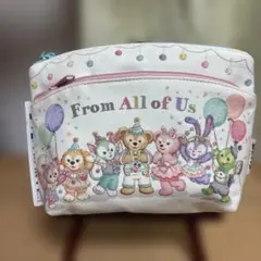 新品　ダッフィー＆フレンズ from ALL of Us ポーチ