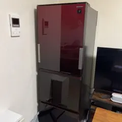 ♦︎⑥SHARP SJ-GW36D 冷蔵庫 赤　プラズマクラスター　自動製氷 SHARP SJ-GW36D 冷蔵庫 赤 プラズマクラスター 自動製氷 SHARP