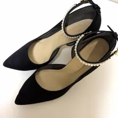 Le Talon パールベルト付きヒール　結婚式