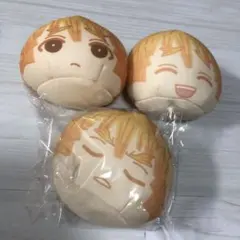 鬼滅の刃　おまんじゅうにぎにぎマスコット　ぬいぐるみ　我妻善逸　BOX購入特典