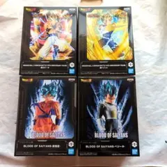 ドラゴンボールフィギュア　孫悟空　ベジータ　超ゴジータ　超ベジット　４種セット