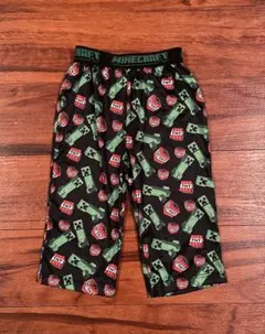 Minecraft キャラクター柄 ロングパンツ 120cm