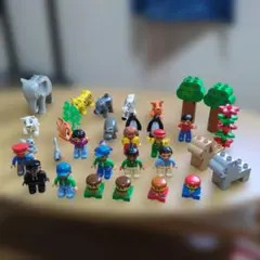 レゴデュプロ動物と人物のブロックおもちゃセット