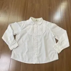 組曲 ジュニア キッズ シャツ 120〜130㎝ 女の子 長袖 シャツ