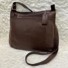 ロ*イ様 オールドコーチ 9146 ショルダーバッグ ダークブラウン サコッシュ