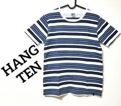 HANG TENハンテン　 ストライプ Tシャツ ネイビー ホワイトのサムネイル