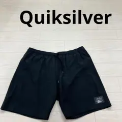 Quiksilver クイックシルバー ナイロンショーツ スイムパンツ 黒 Ｌ