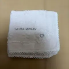 LAURA ASHLEY タオルハンカチ ホワイト