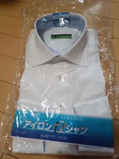 セミワイドカラー ワイシャツアイロン不要シャツ M-80