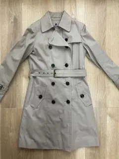 バーバリーブルーレーベル　ライナー付きトレンチコート　チェック　38