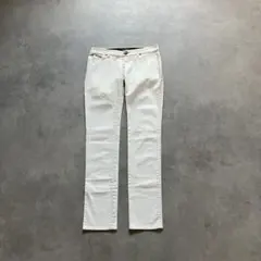 00s y2k archive armani jeans white denim
