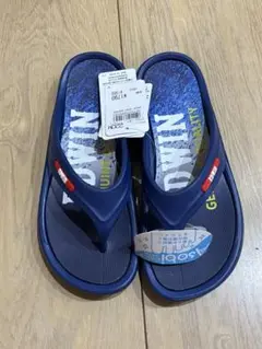 EDWIN ネイビー ビーチサンダル 22cm